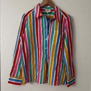 Tuckernuck Multicolor Striped Button-Up Shirt